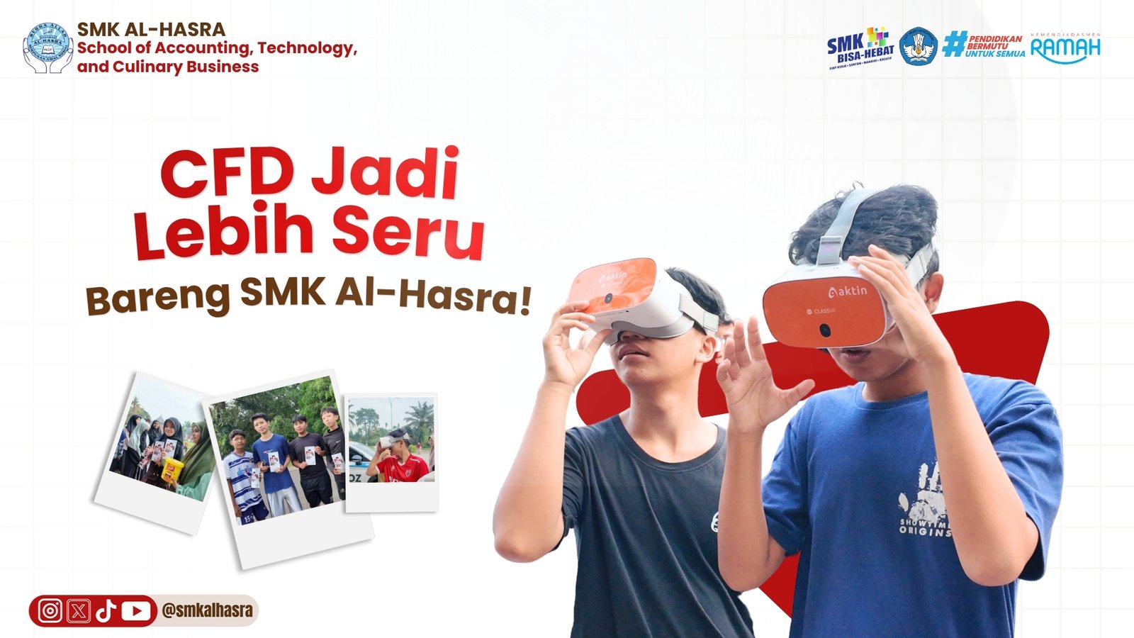 CFD Jadi Lebih Seru Bareng SMK Al-Hasra!