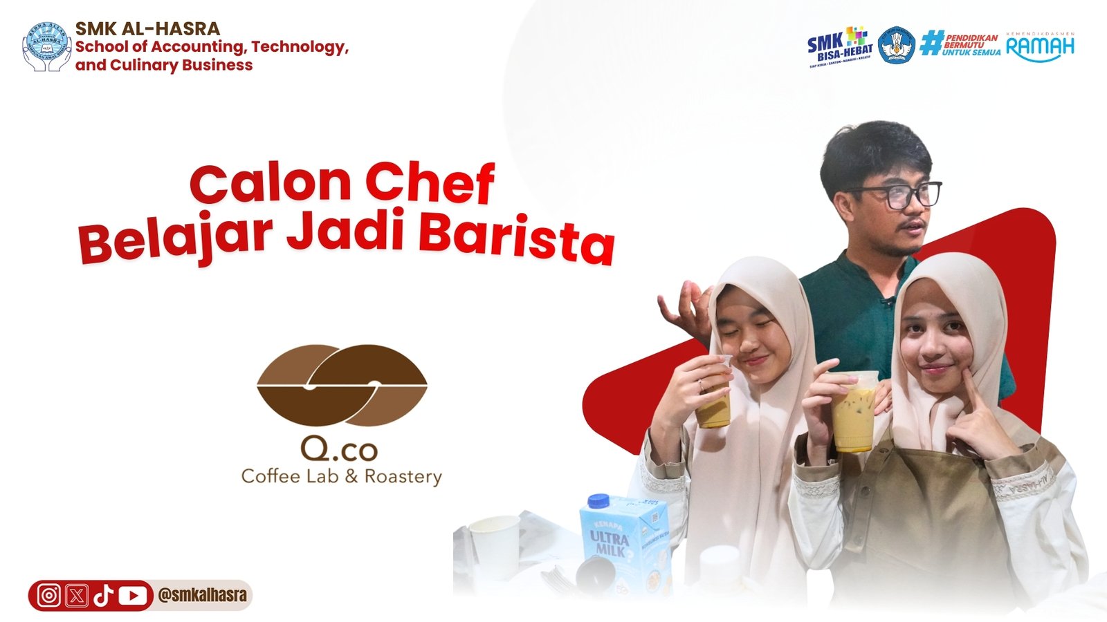 Calon Chef Belajar Jadi Barista di Q.Co Coffee Roastery & Lab