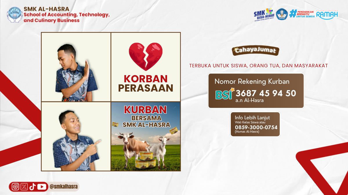 Dari “Korban Perasaan” Menjadi “Kurban Bersama” di SMK Al-Hasra