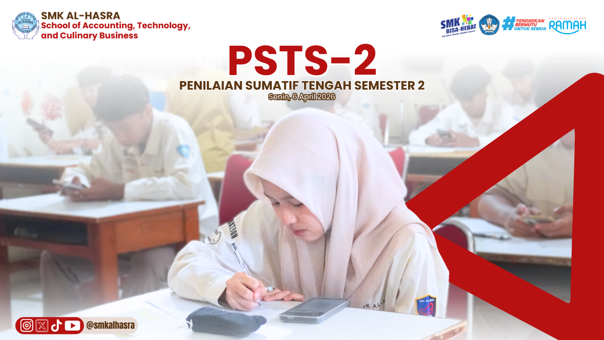 Hari Pertama PSTS-2: Siswa SMK Al-Hasra Ikuti Ujian dengan Semangat dan Disiplin