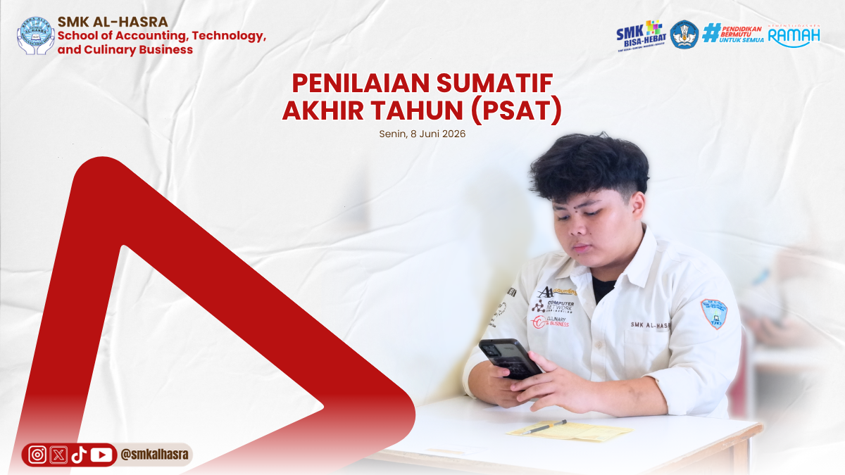 Hari Terakhir Penilaian Sumatif Akhir Tahun (PSAT) Tahun Pelajaran 2025/2026 Berjalan Lancar