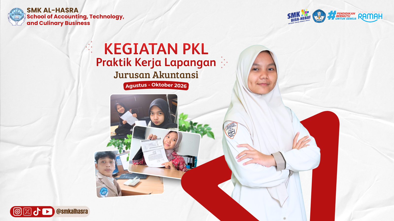 Kegiatan PKL Jurusan Akuntansi SMK Al-Hasra: Belajar Langsung di Dunia Kerja
