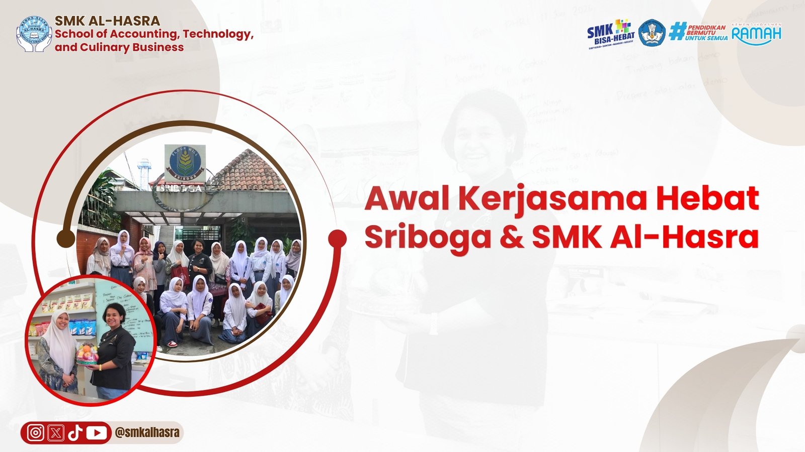 Keseruan Kunjungan Industri Siswa Bisnis Kuliner SMK Al-Hasra ke Sriboga Customer Center Bandung