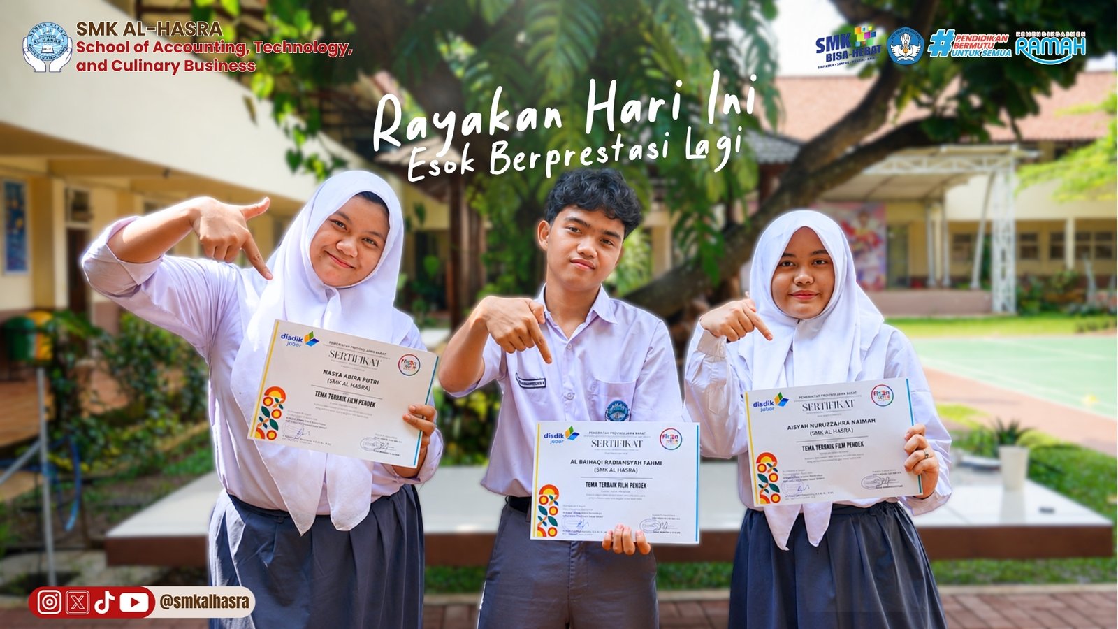 Kreativitas Siswa SMK Al-Hasra Bersinar di FLS3N Tingkat Kota