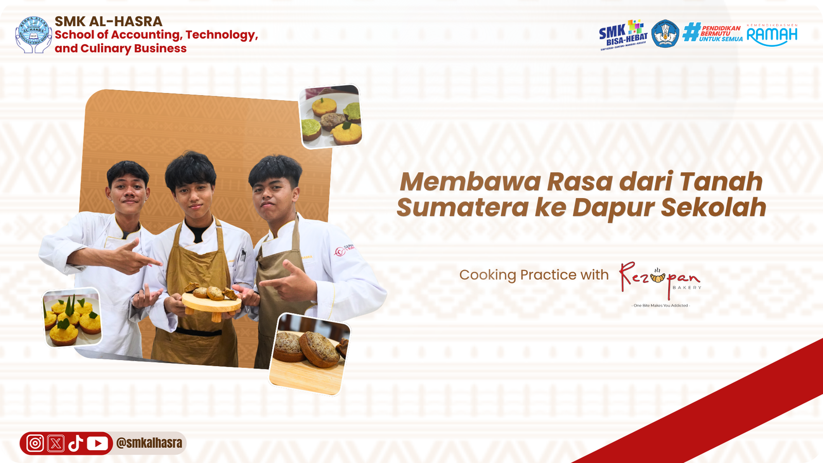 Membawa Citarasa dari Tanah Sumatera Utara ke Dapur SMK Al-Hasra