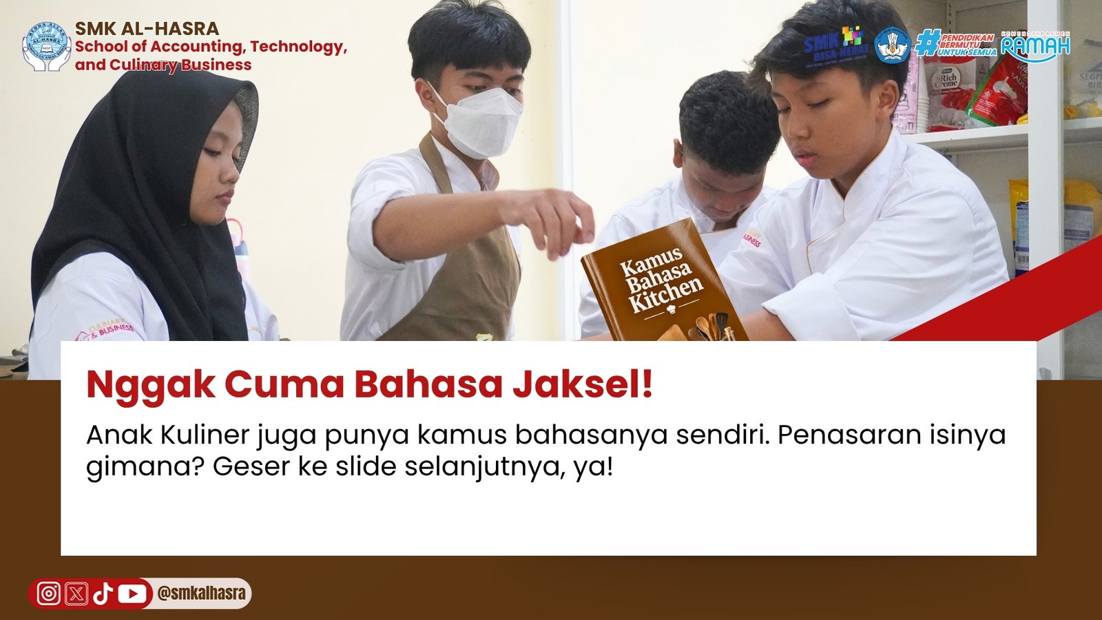 Nggak Cuma Bahasa Jaksel! Anak Kuliner Punya Kamus Kitchen Sendiri