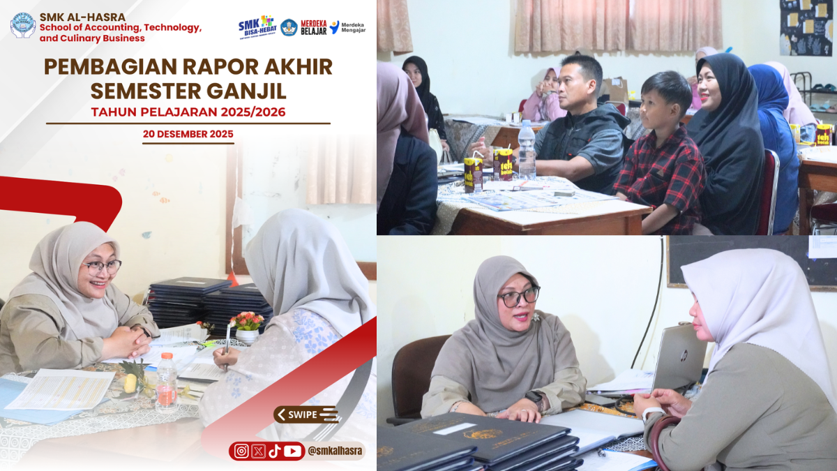 Pembagian Rapor Akhir Semester Ganjil Tahun Pelajaran 2025/2026