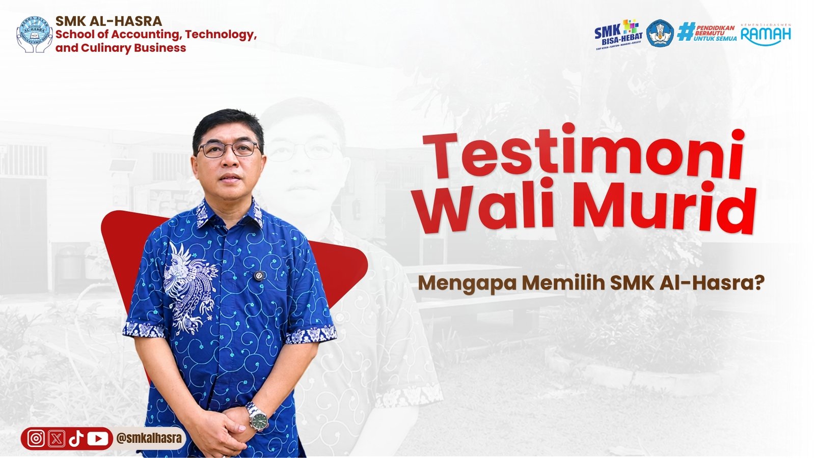 Pendampingan, Karakter, dan Kreativitas Menjadi Alasan Orang Tua Memilih SMK Al-Hasra
