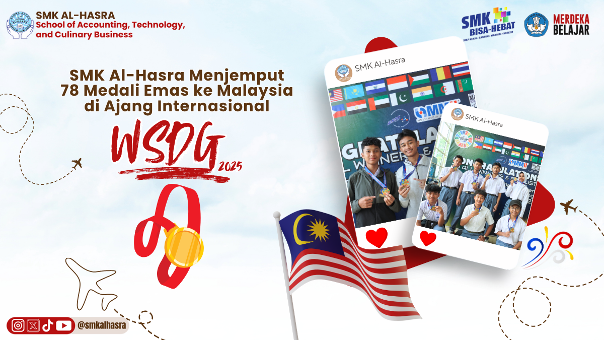 SMK Al-Hasra Borong 78 Medali Emas di Ajang Internasional WSDG 2025 Malaysia