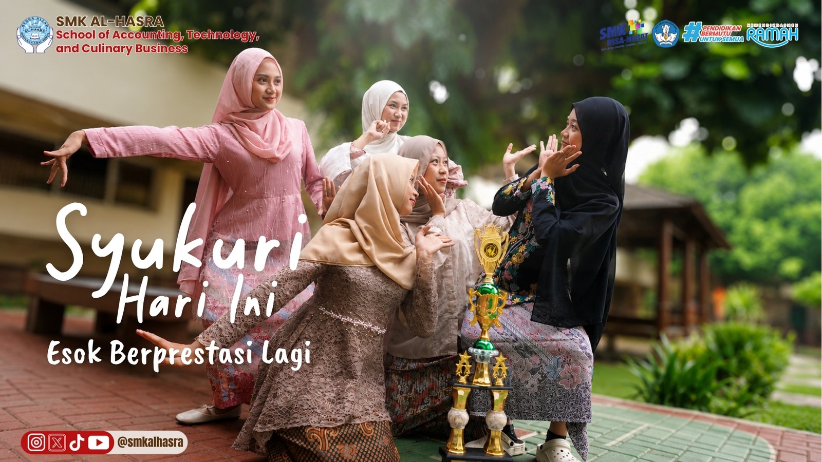 SMK Al-Hasra Raih Juara 1 Lomba Tari Kreasi Nusantara