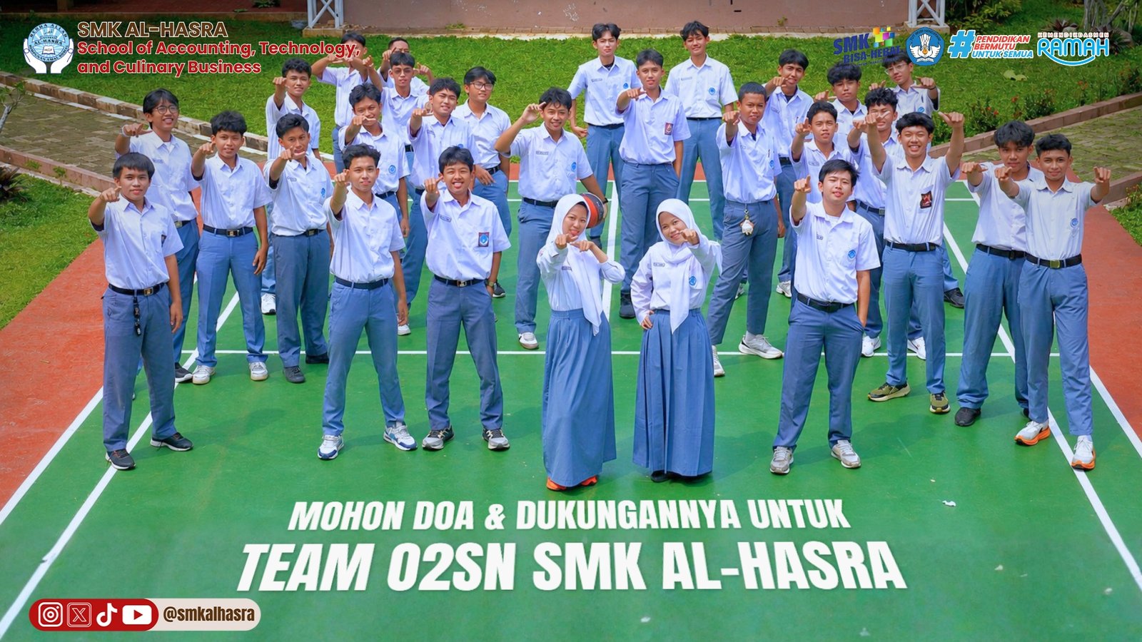 SMK Al-Hasra Siap Bertanding di Ajang O2SN