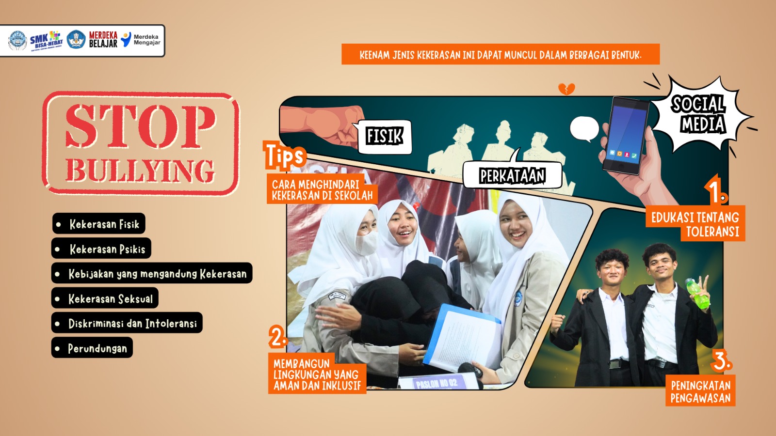 STOP BULLYING! SMK Al-Hasra Serukan Sekolah Aman dan Inklusif