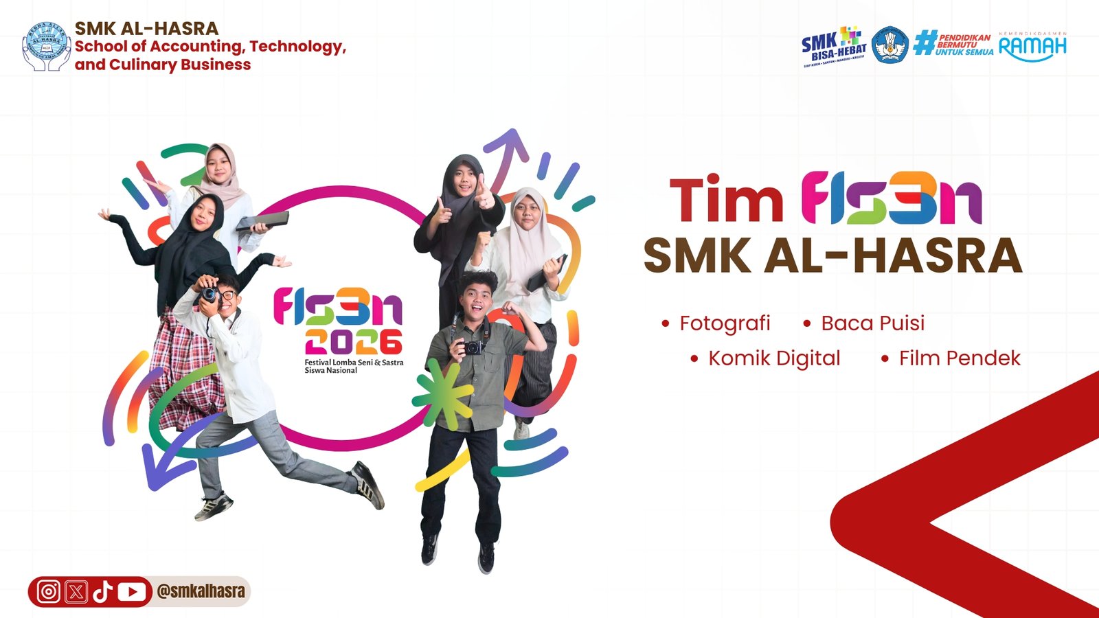 Selamat Berjuang untuk Kontingen SMK Al-Hasra di FLS3N 2026