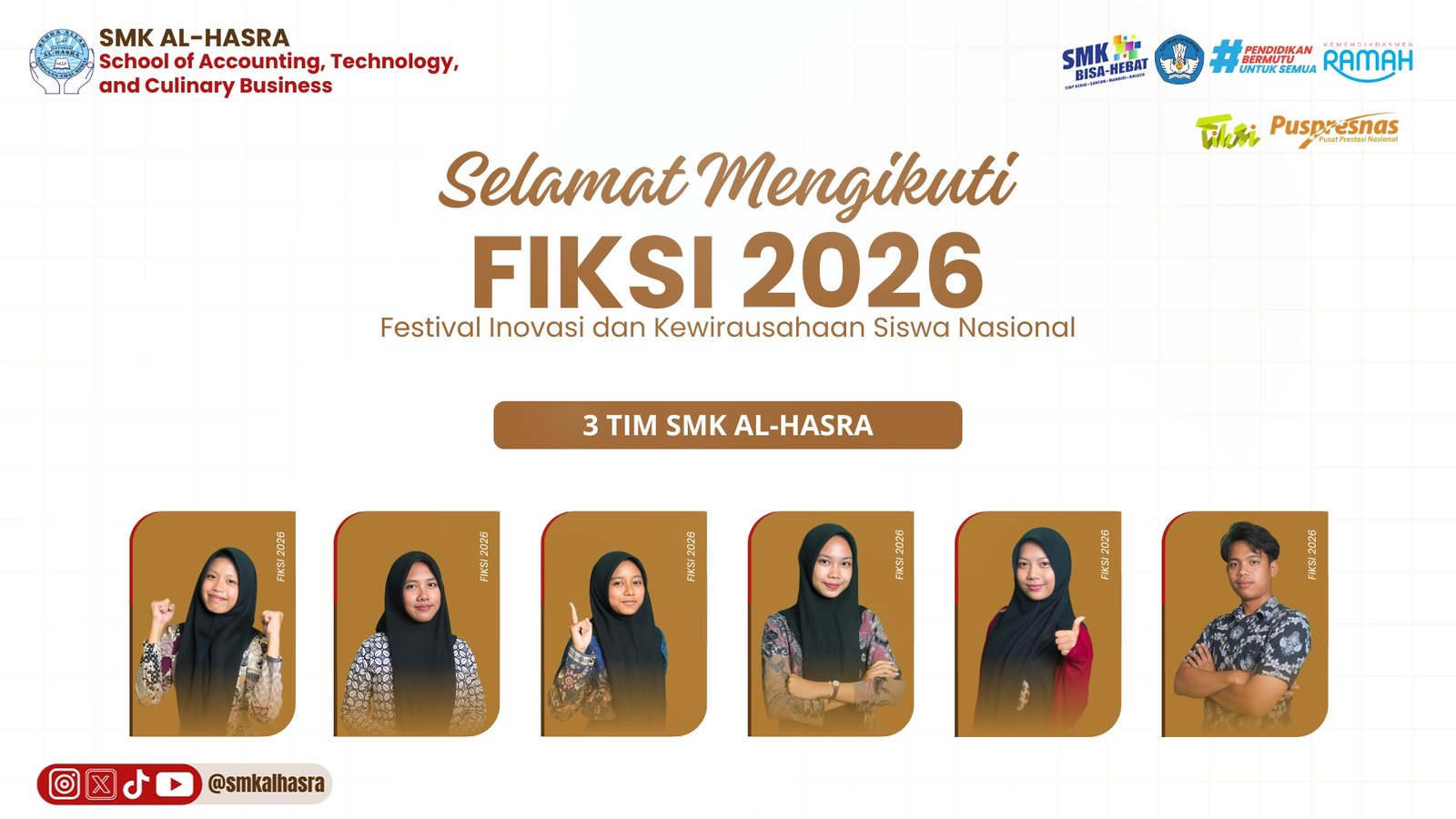 Tiga Tim SMK Al-Hasra Tunjukkan Inovasi di FIKSI 2026