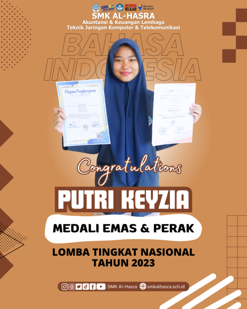 Prestasi Bidang Bahasa Indonesia SMK Al-Hasra